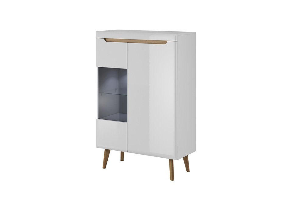 JVmoebel Vitrine Moderne Holz Kommode Sideboard Wohnzimmerschrank XXL Neu von JVmoebel