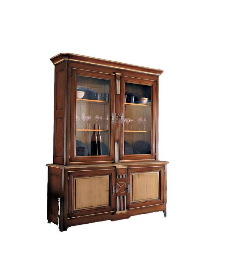 JVmoebel Vitrine Schränke Einrichtung Vitrine xxl Glasschrank Anrichte Möbel Klassische (Vitrine) Made in Europa von JVmoebel
