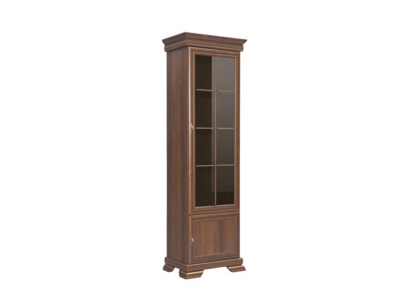 JVmoebel Vitrine Vintage Vitrinenschrank aus Holz & Glas in Braun - Buffet Anrichte (1-St) Made in Europe von JVmoebel