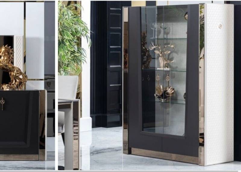 JVmoebel Vitrine Esszimmer Anrichte Holz Schränke Möbel Wohnzimmer Landhaus стиль (1-St) Made in Europa von JVmoebel
