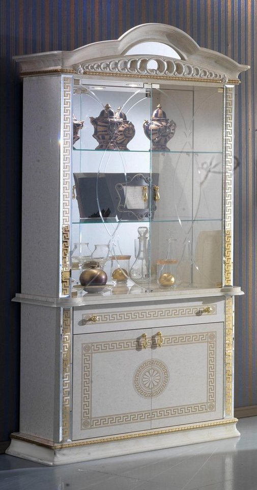 JVmoebel Vitrine Designer Glaskommode Schrank Kommodenschrank modern stilvoll Made in Europa von JVmoebel