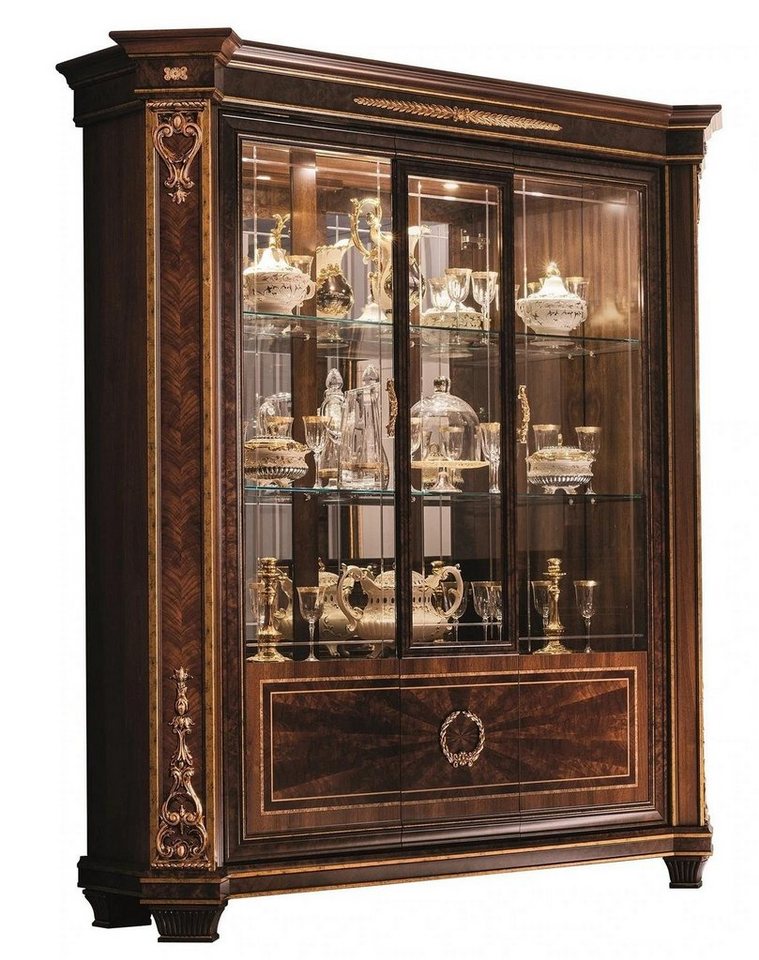 JVmoebel Vitrine Vitrine Schrank Vitrinen Wohnzimmer Schau Schränke Design Barock von JVmoebel