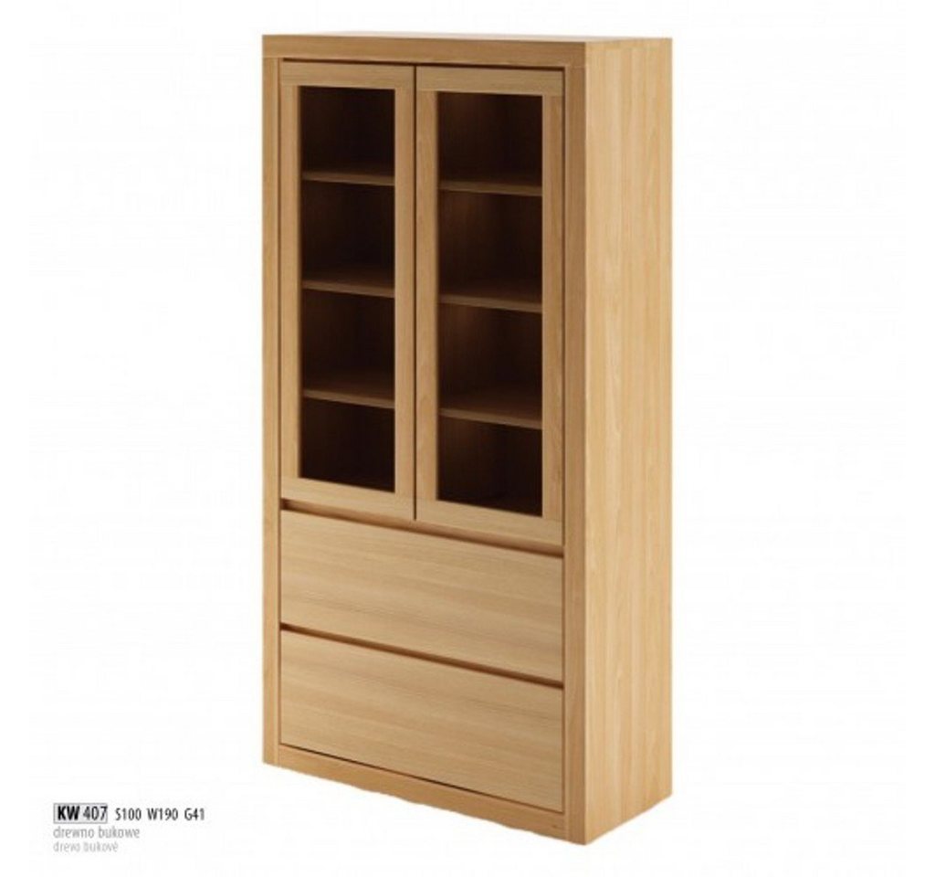 JVmoebel Vitrine Vitrine Schrank Regal Holz Schrank System Regale Wohnzimmer von JVmoebel