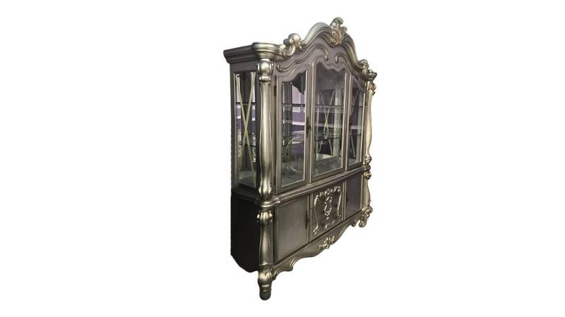 JVmoebel Vitrine Vitrinen Glas Bar Schrank Haus Barock Schränke Wand Regal Holz Möbel Made in Europa von JVmoebel