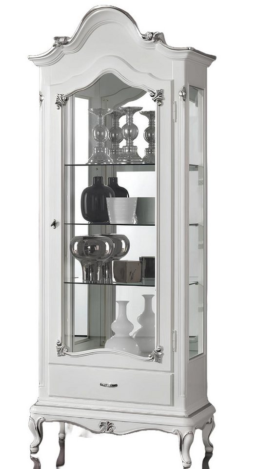 JVmoebel Vitrine Vitrinen Glas Schrank Italienische Möbel Wohnzimmer Anrichte Schränke Made in Europa von JVmoebel