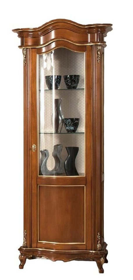 JVmoebel Vitrine Wohnzimmer Möbel Glasschrank Holz Vitrinen Glas Schrank Schränke Made in Europa von JVmoebel
