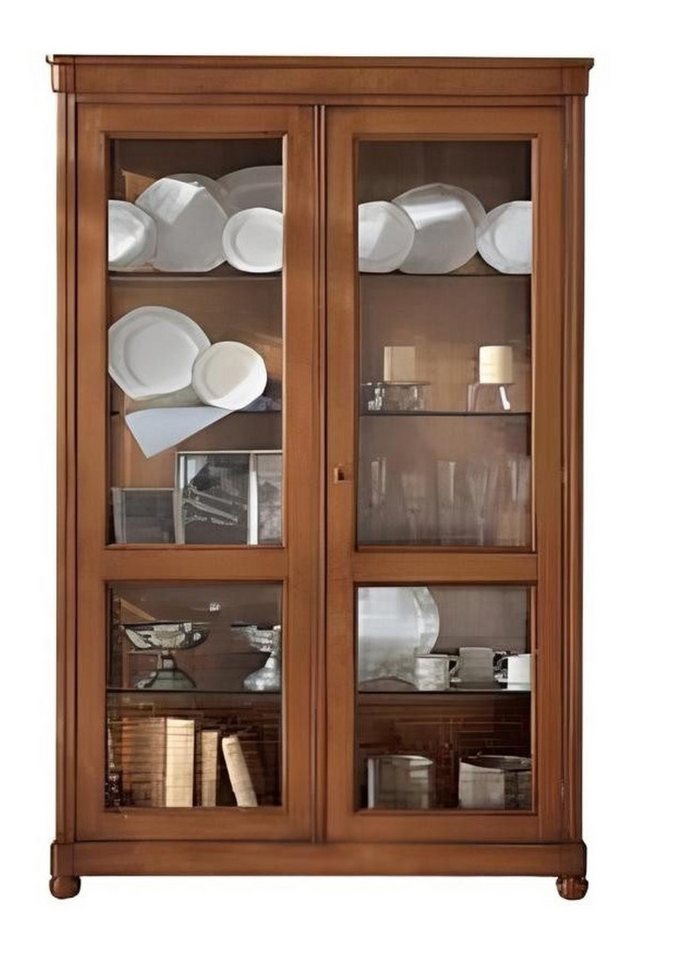 JVmoebel Vitrine Wohnzimmer Schränke Design Schrank Möbel Glas Neu Vitrine 2 Tür (Vitrine) Made in Europa von JVmoebel