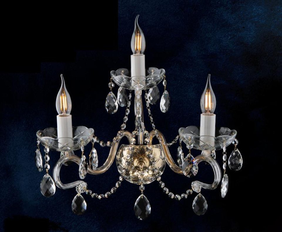 JVmoebel Wandleuchte Bohemia Luster Antik Stil Kronleuchter Wand Lampen für Zuhause, Made in Europa JVmoebel Wandleuchte Bohemia Luster Antik Stil Kronleuchter Wand Lampen für Zuhause, Made in Europa von JVmoebel