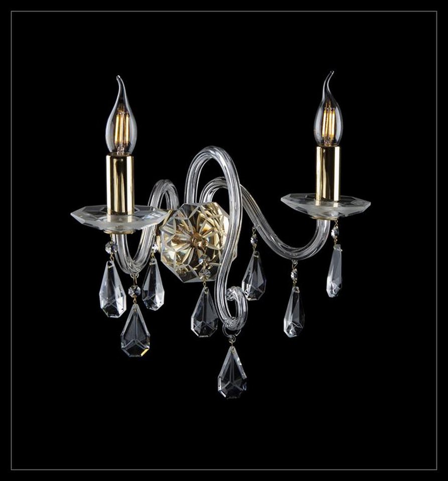 JVmoebel Wandleuchte Bohemia Luster Antik Stil Kronleuchter Wand Lampen Vintage Design, Made in Europa JVmoebel Wandleuchte Bohemia Luster Antik Stil Kronleuchter Wand Lampen Vintage Design, Made in Europa von JVmoebel