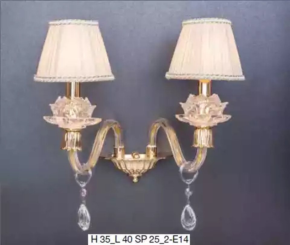 JVmoebel Wandleuchte Stilvolle Wandlampe Klassische in Gold luxuriöser Kronleuchter, Leuchtmittel wechselbar, Made in Europa JVmoebel Wandleuchte Stilvolle Wandlampe Klassische in Gold luxuriöser Kronleuchter, Leuchtmittel wechselbar, Made in Europa von JVmoebel