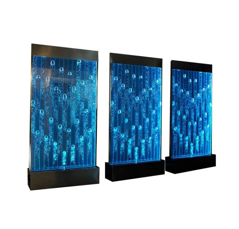 JVmoebel Zimmerbrunnen Wasserblasen LED Wasserwand Wasser Wand Beleuchtete Transparent, Made in Europa von JVmoebel