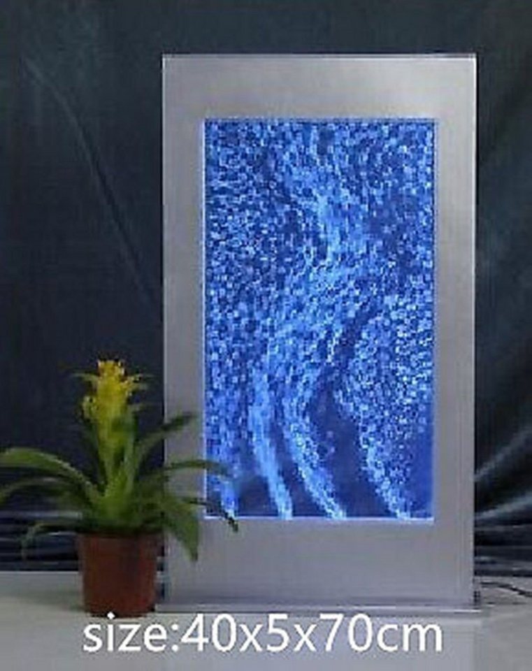 JVmoebel Wandpaneel Wandpaneel LED Wasserwand Wasser Blasen Wand Waterwall SOFORT, (1-tlg., Wasserwand) Made in Europa von JVmoebel
