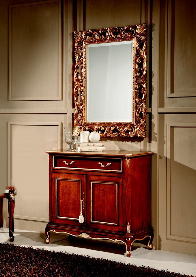 JVmoebel Wandspiegel Eleganter Wandspiegel aus echtem Holz im XL-Format mit Rahmen, Made in Europa JVmoebel Wandspiegel Eleganter Wandspiegel aus echtem Holz im XL-Format mit Rahmen, Made in Europa von JVmoebel