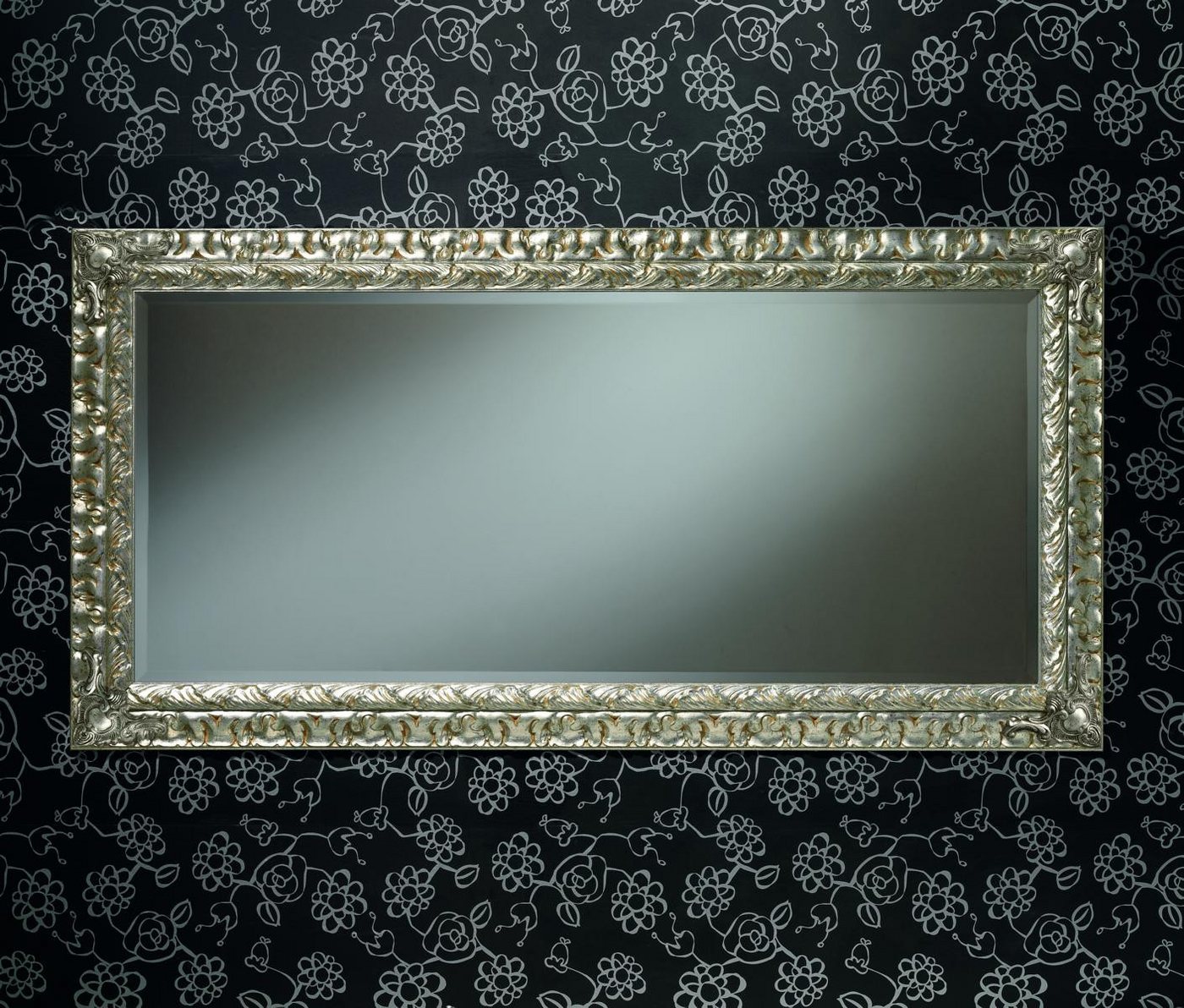 JVmoebel Wandspiegel Eleganter Wandspiegel mit Holzrahmen - Möbelstück aus Glas, Made in Europa von JVmoebel