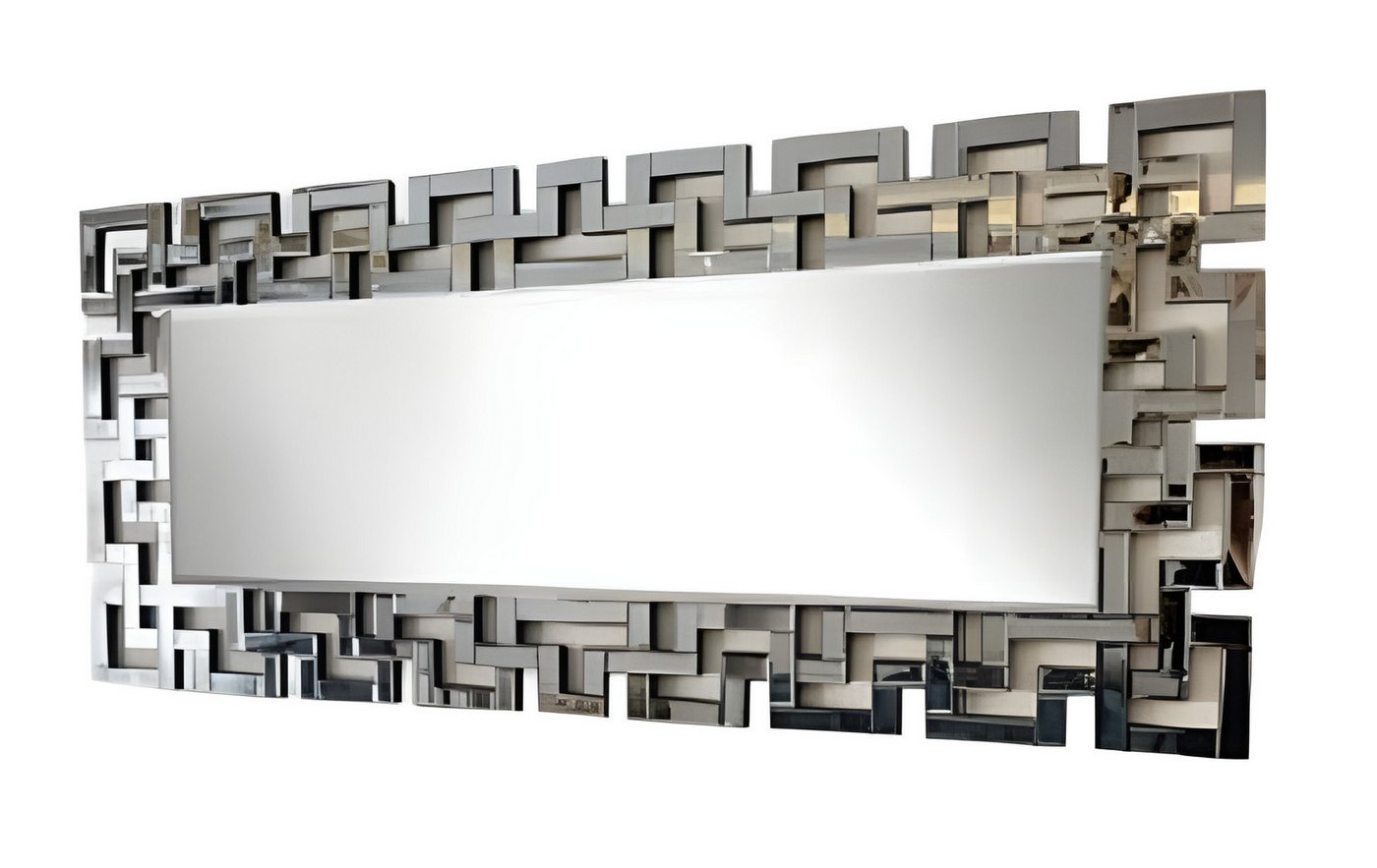 JVmoebel Wandspiegel Grauer Spiegel aus Glas modern, eleganter Wandspiegel, Made in Europe von JVmoebel