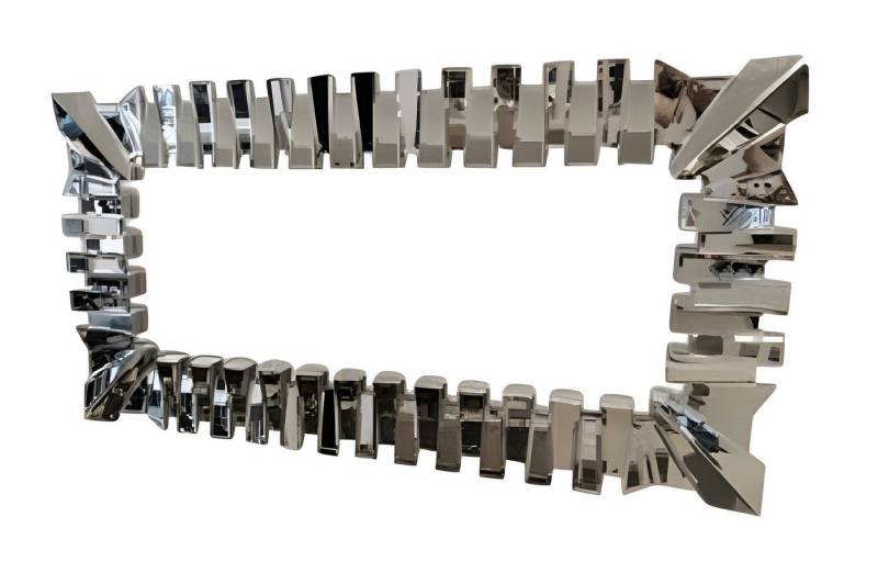 JVmoebel Wandspiegel Grauer Spiegel aus Glas modern, eleganter Wandspiegel für Zuhause, Made in Europe von JVmoebel