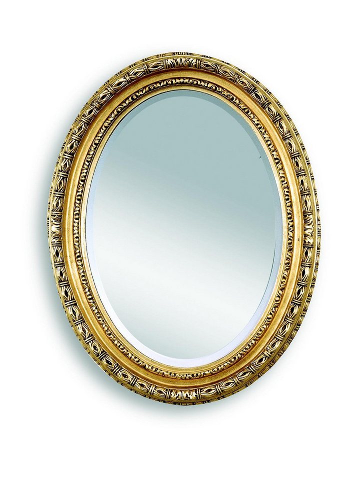 JVmoebel Wandspiegel Klassischer Designer Spiegel Wandspiegel Ovalspiegel Ovale Barock, Made in Europa von JVmoebel