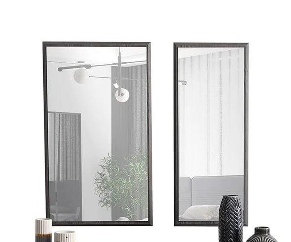 JVmoebel Wandspiegel Luxuriöses Set Rechteckiger Designer Spiegel für das Schlafzimmer (2-St., 2x Spiegel), Made in Europa von JVmoebel