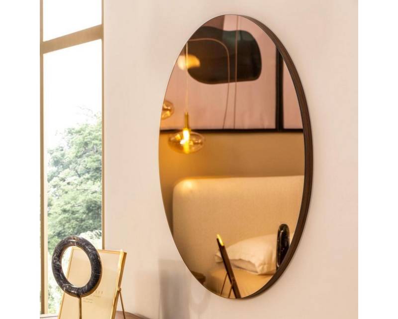 JVmoebel Wandspiegel Runder Wandspiegel – Moderner Hängespiegel für den Flur (1-St., Wandspiegel), Made in Europa von JVmoebel