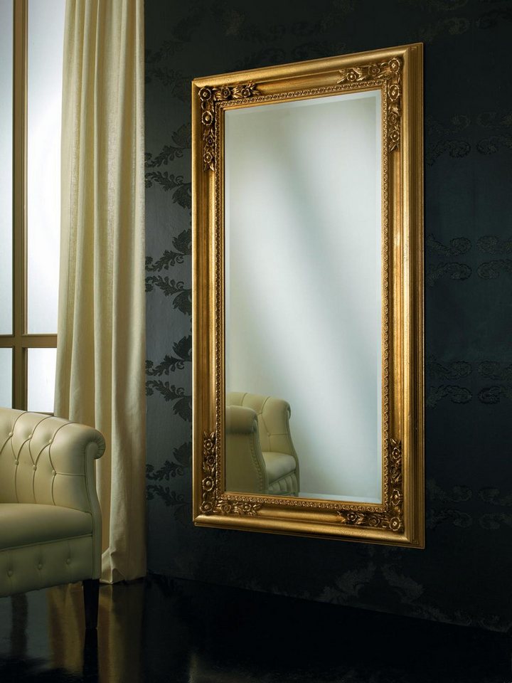 JVmoebel Wandspiegel Stylischer Wandspiegel mit Echtholzrahmen Möbel für dein Zuhause, Made in Europa JVmoebel Wandspiegel Stylischer Wandspiegel mit Echtholzrahmen Möbel für dein Zuhause, Made in Europa von JVmoebel