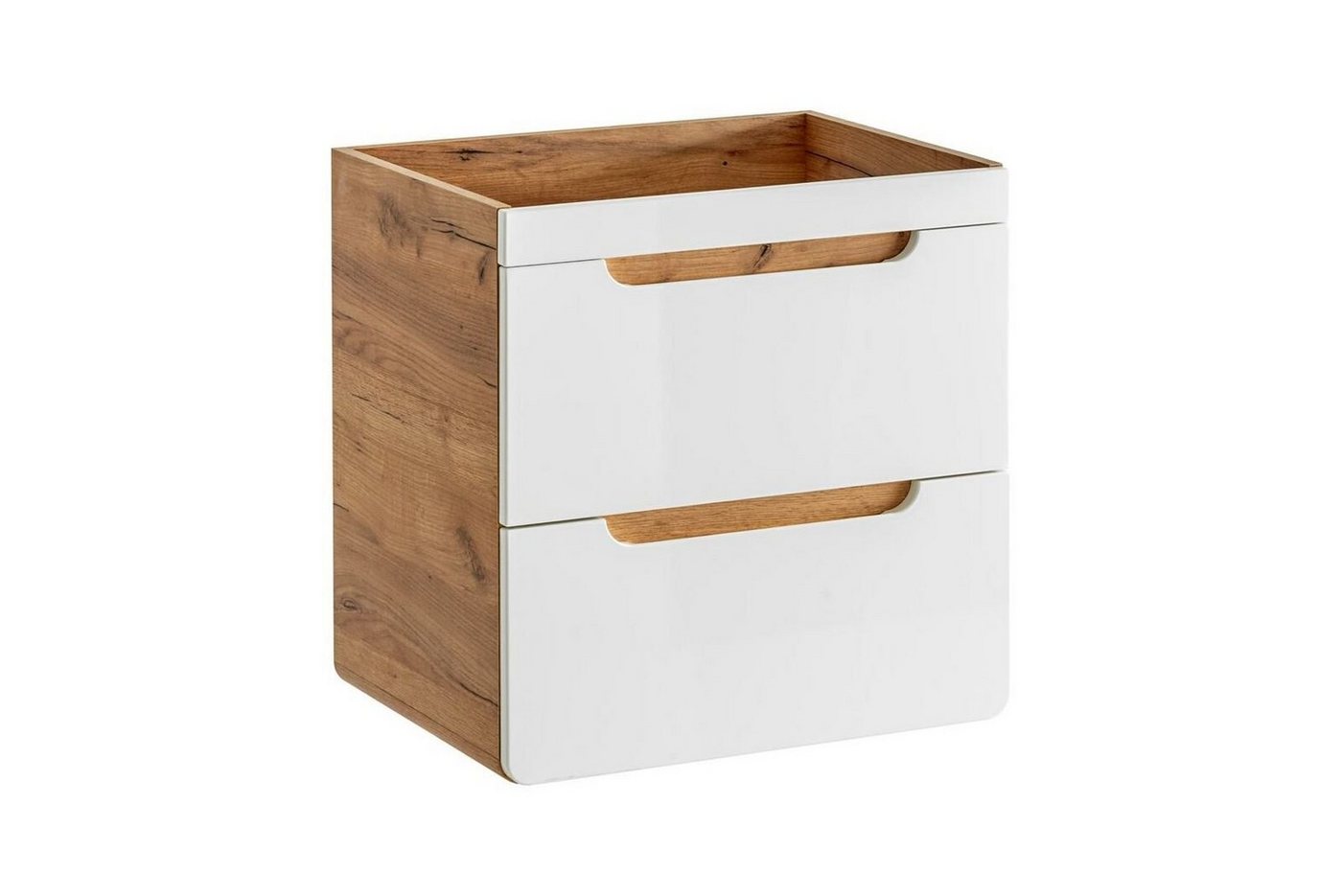 JVmoebel Waschbeckenschrank Design Waschbecken 57cm Badezimmer Becken Hochglanz Weiß Sofort (1-St) von JVmoebel