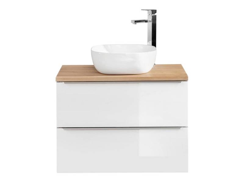 JVmoebel Waschtisch Badmöbel Set 60cm Waschtisch Schublade Hängeschrank, Made in Europa von JVmoebel