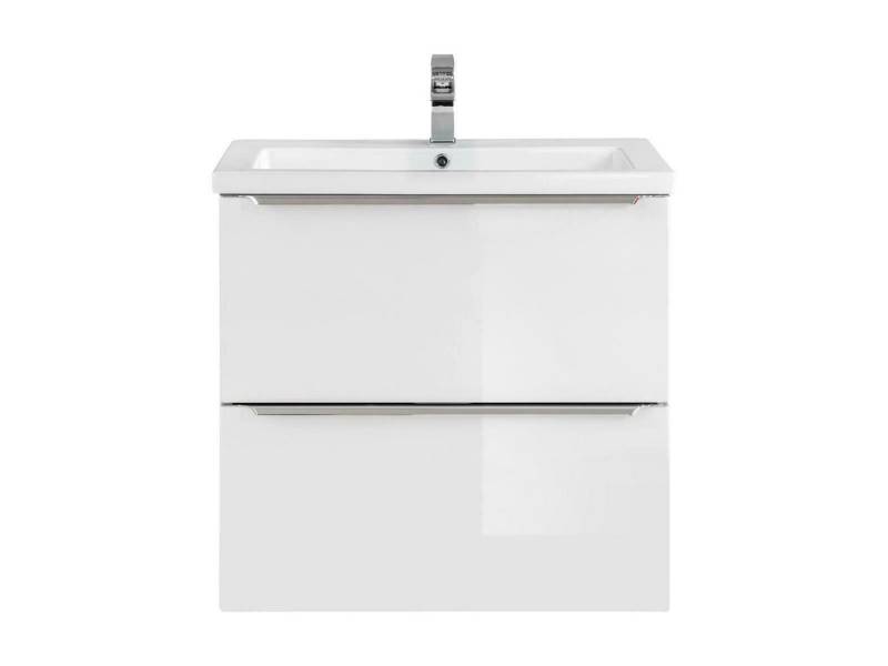JVmoebel Waschtisch Badmöbel 60cm Waschtisch Schublade Hängeschrank, Made in Europa von JVmoebel