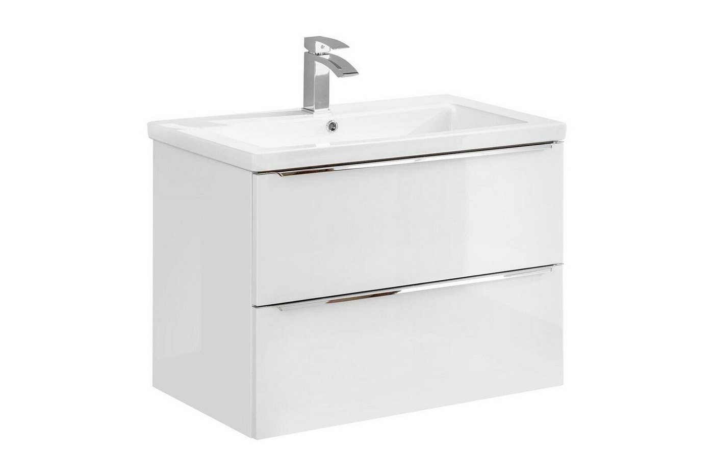 JVmoebel Waschtisch Badmöbel 80cm Waschtisch Schublade Hängeschrank, Made in Europa JVmoebel Waschtisch Badmöbel 80cm Waschtisch Schublade Hängeschrank, Made in Europa von JVmoebel