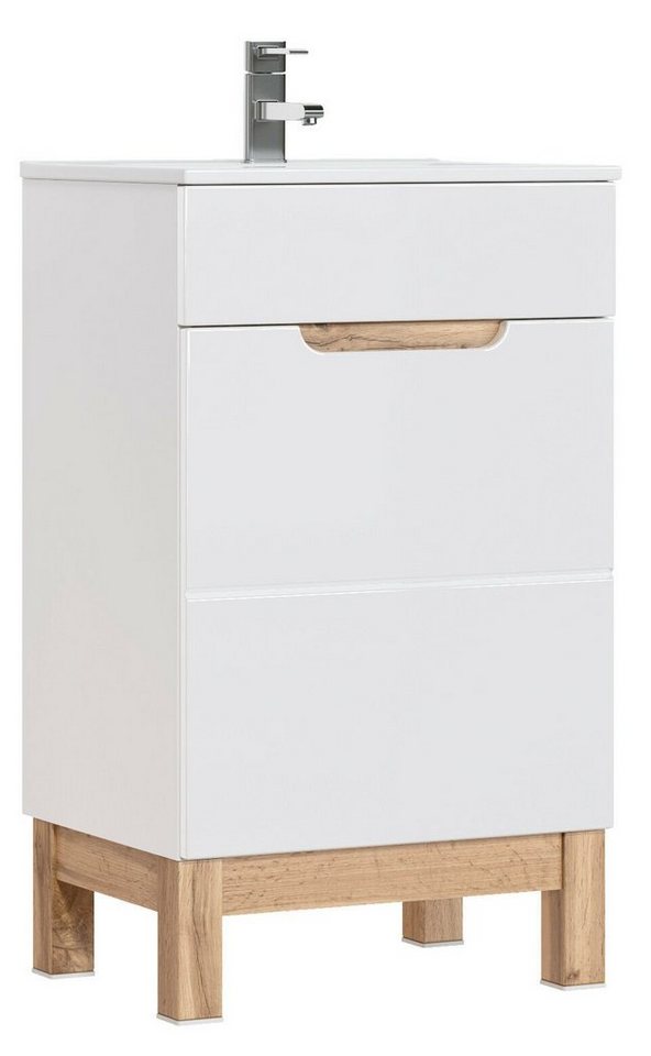 JVmoebel Waschtisch Waschbecken Schrank Regal Schränke 50cm modernel Möbel von JVmoebel