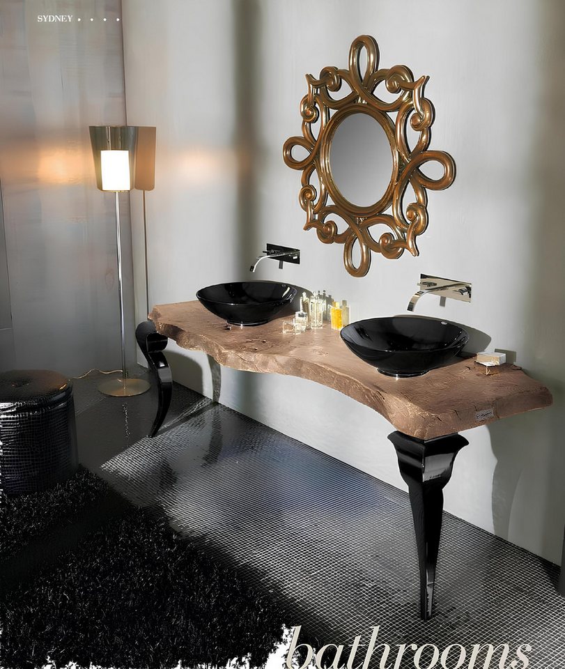 JVmoebel Waschtisch Tisch Badezimmer Design Waschtisch Waschbecken Italienische (Waschtisch), Made in Europa von JVmoebel
