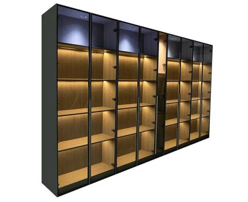 JVmoebel Weinschrank Brauner Weinschrank aus Holz mit Weinablage und Flaschenregal (1-St) Made in Europe von JVmoebel