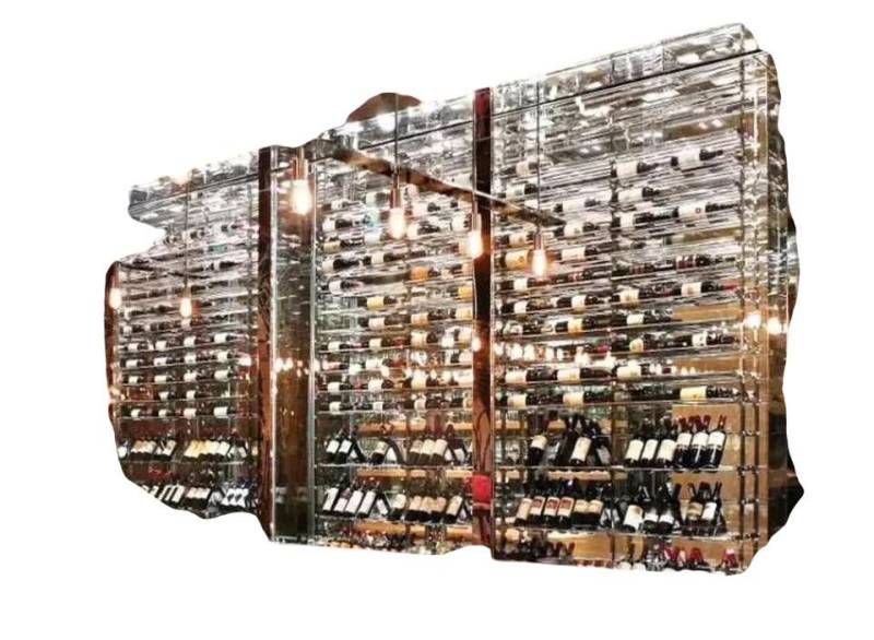 JVmoebel Weinschrank Eingebauter Weinschrank Weinlagerregal Weinablage Weinkeller Weinregal (1-St) Made in Europe von JVmoebel