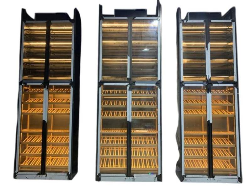 JVmoebel Weinschrank Eleganter schwarzer Weinschrank aus Edelstahl mit (1-St) Made in Europe von JVmoebel