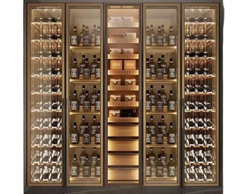 JVmoebel Weinschrank Flaschenständer Weinschrank Weinkellerregal Weinmöbel Weinständer (1-St) Made in Europe von JVmoebel