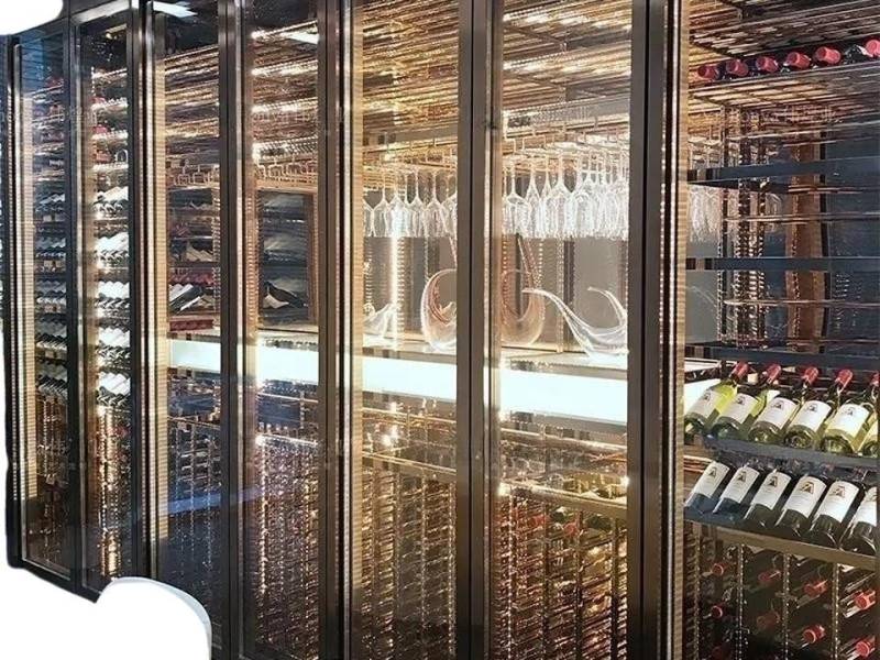 JVmoebel Weinschrank Weinkühlschrank Weinaufsteller Weinschrank Weinmöbel Flaschenregal (1-St) Made in Europe von JVmoebel