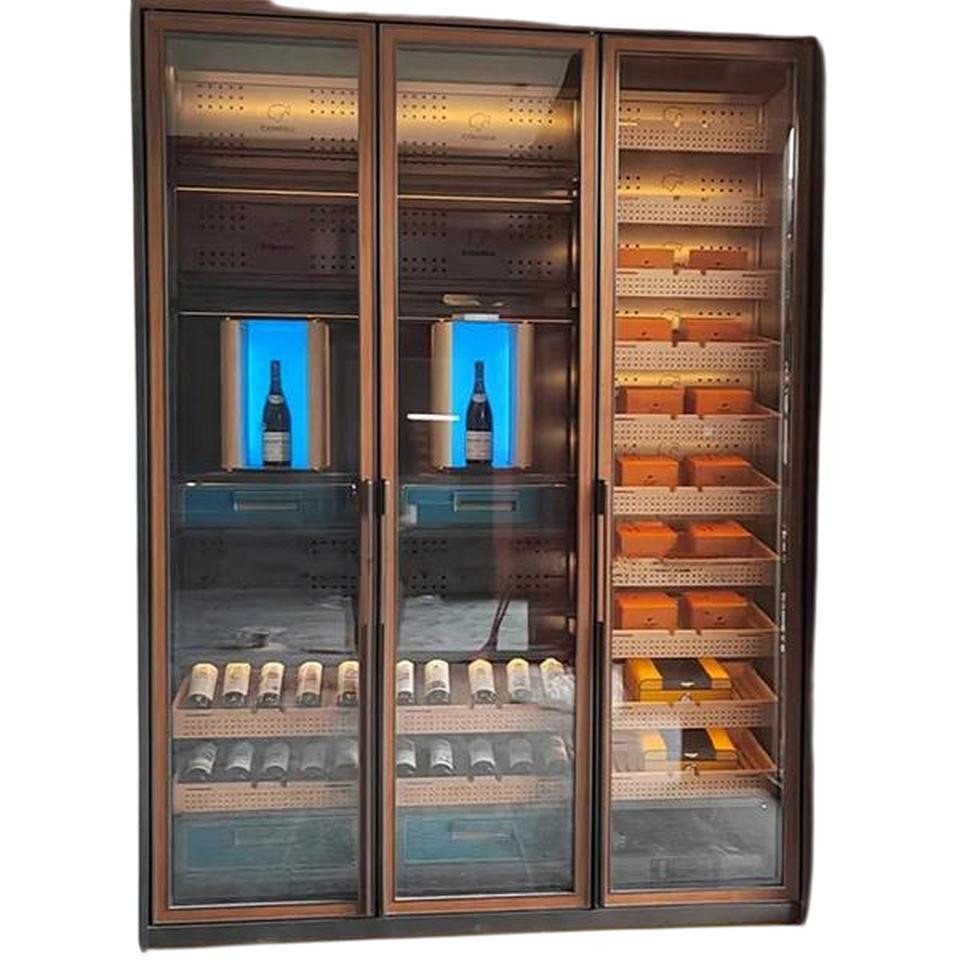 JVmoebel Weinschrank Weinkühlschrank Weinschrank Zigarren-Humidor Weinmöbel Weinkellerregal (1-St) Made in Europe von JVmoebel