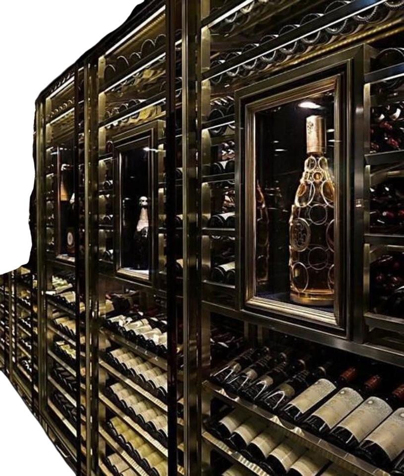 JVmoebel Weinschrank Weinschrank Weinablage Weinmöbel Weindisplay Flaschenregal Glasschrank (1-St) Made in Europe von JVmoebel