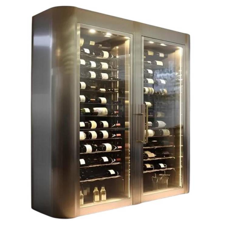 JVmoebel Weinschrank Weinschrank Weinkühlschrank Schaukasten Weinmöbel Schrankvitrine (1-St) Made in Europe von JVmoebel