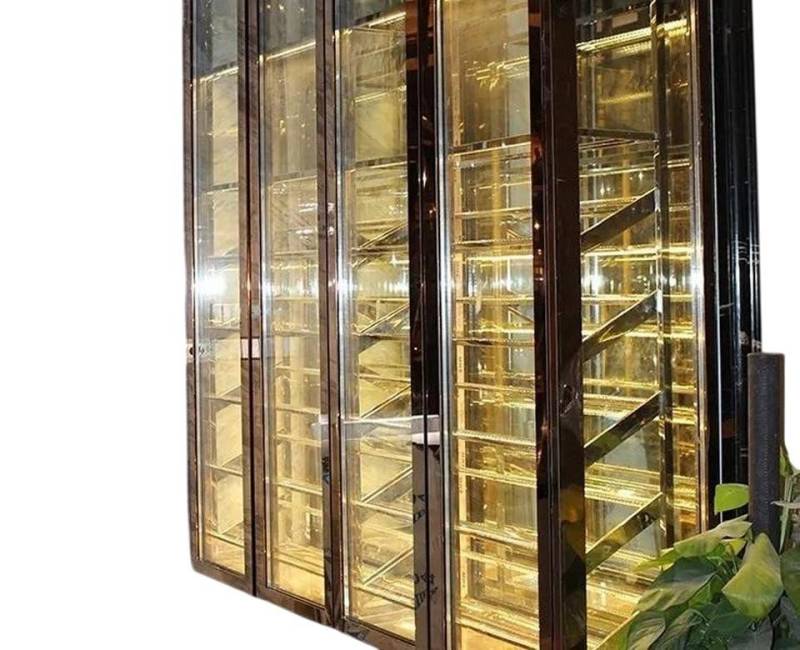 JVmoebel Weinschrank Weinschrank Weinkühlschrank Schaukasten Weinmöbel Schrankvitrine (1-St) Made in Europe von JVmoebel