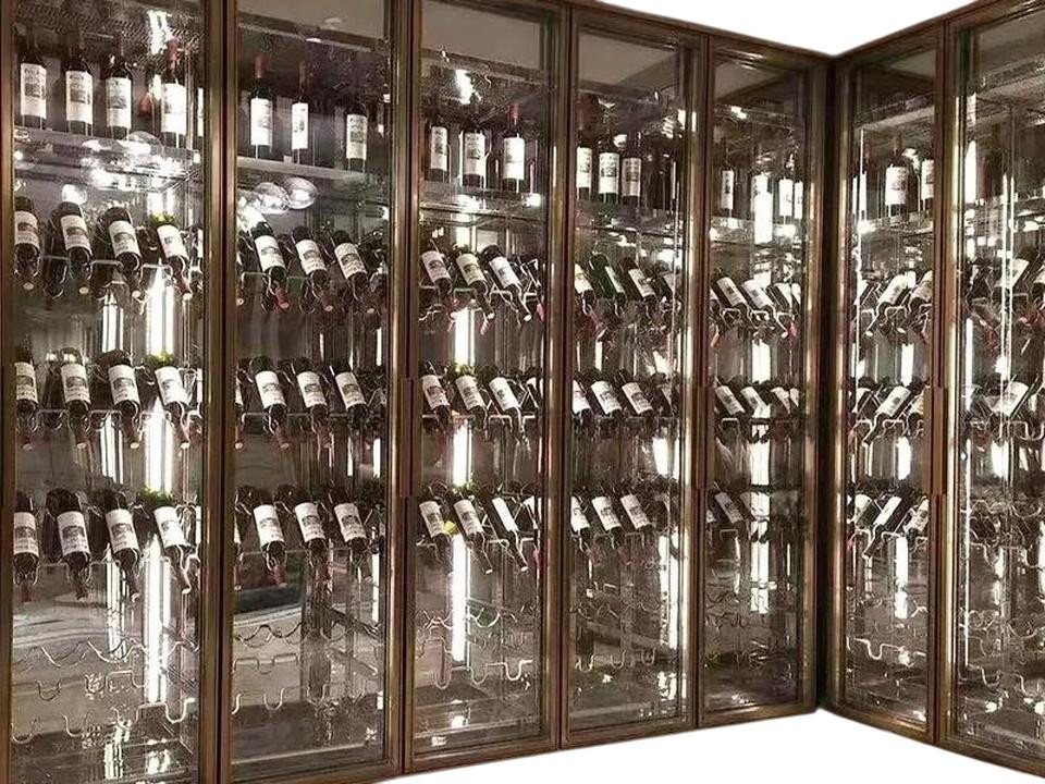 JVmoebel Weinschrank Weinschrank Weinkühlschrank Schaukasten Weinmöbel Schrankvitrine (1-St) Made in Europe von JVmoebel
