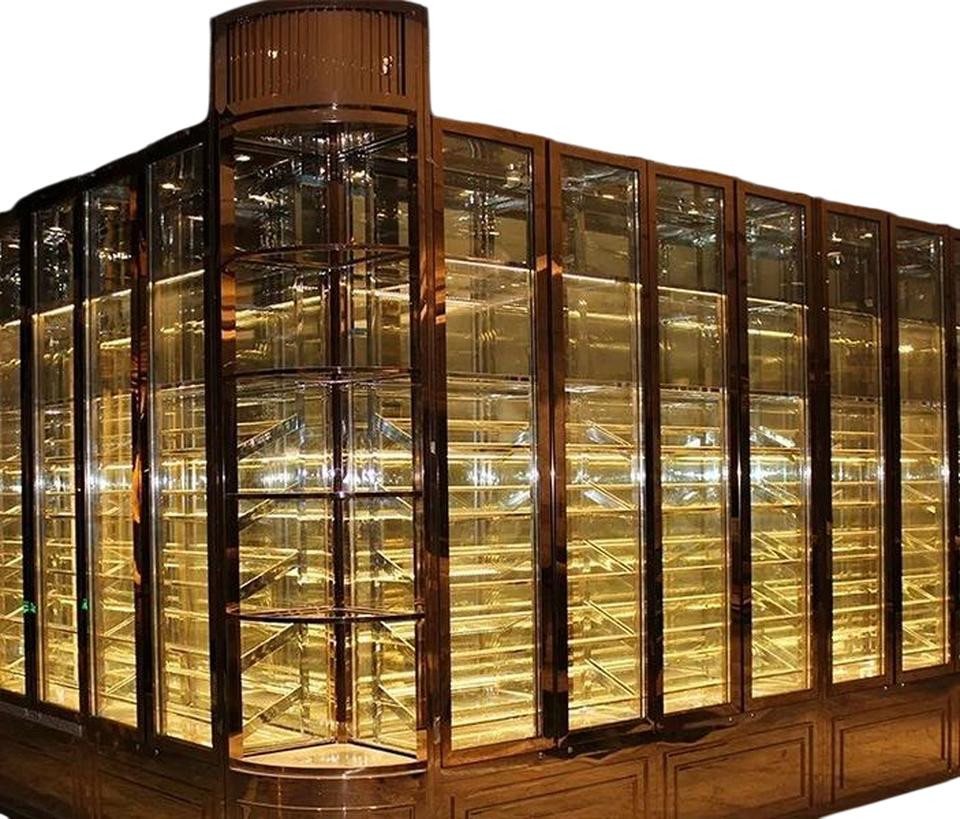 JVmoebel Weinschrank Weinschrank Weinkühlschrank Weindisplay Weinmöbel Weinlagerregal (1-St) Made in Europe von JVmoebel