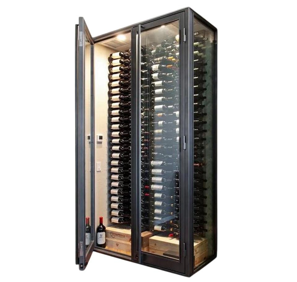 JVmoebel Weinschrank Weinschrank Weinlagerregal Vitrinenschrank Flaschenregal Weinmöbel (1-St) Made in Europe von JVmoebel