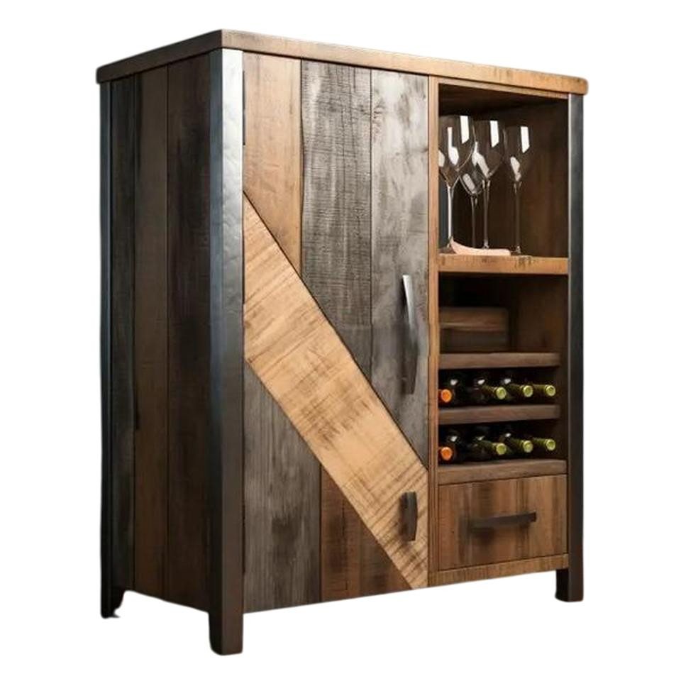 JVmoebel Weinschrank Weinschrank Weinmöbel Flaschenregal Weinkommode Weinablage Weinständer (1-St) Made in Europe von JVmoebel
