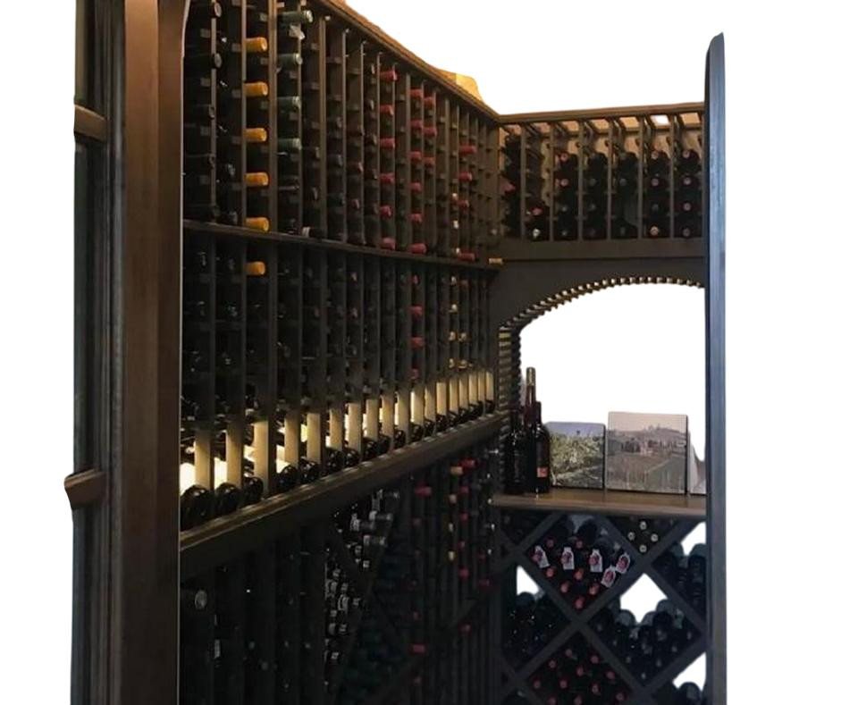 JVmoebel Weinschrank Weinschrank Weinmöbel Weinregal Flaschenregal Weinlagerregal (1-St) Made in Europe von JVmoebel