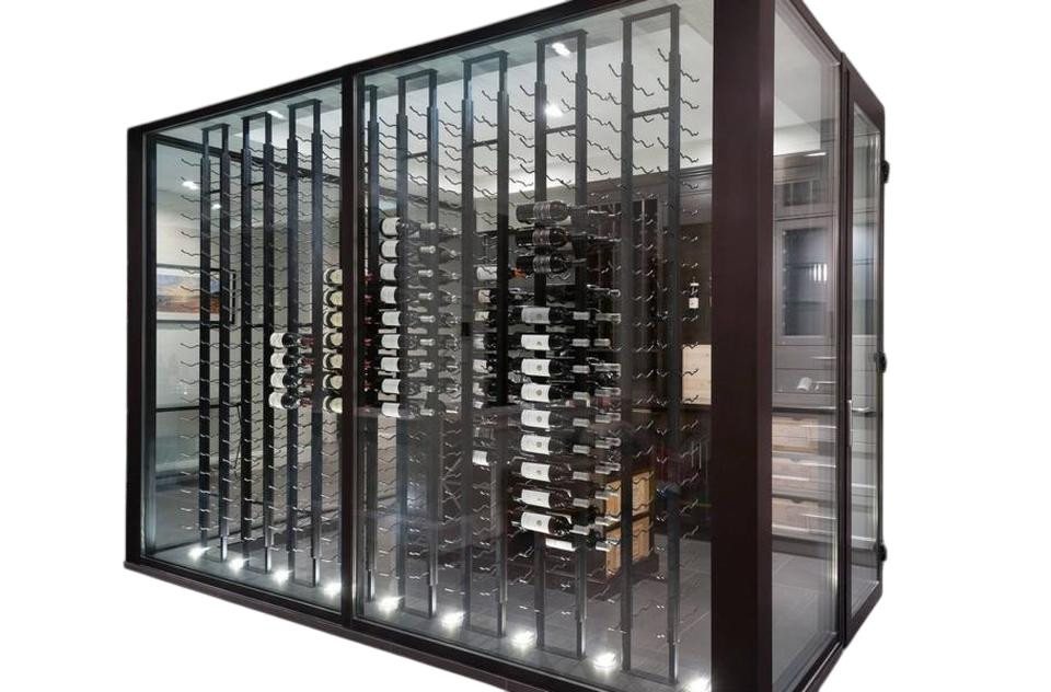 JVmoebel Weinschrank Weinschrank Weinraum Weinkeller Weinmöbel Weinlagerregal Weinarchiv (1-St) Made in Europe von JVmoebel