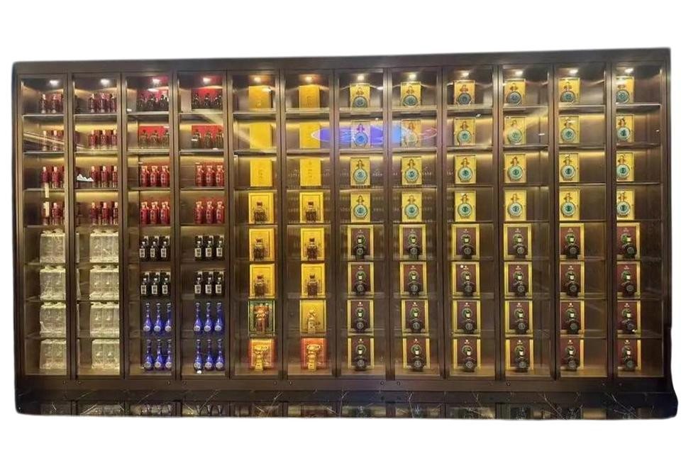 JVmoebel Weinschrank Weinschrank Weinregal Flaschenregal Weinmöbel Weinarchiv Weinablage (1-St) Made in Europe von JVmoebel