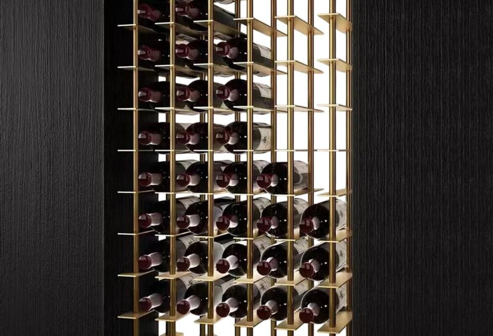 JVmoebel Weinschrank Weinschrank Weinregal Flaschenregal Weinmöbel Weinarchiv Weinablage (1-St) Made in Europe von JVmoebel