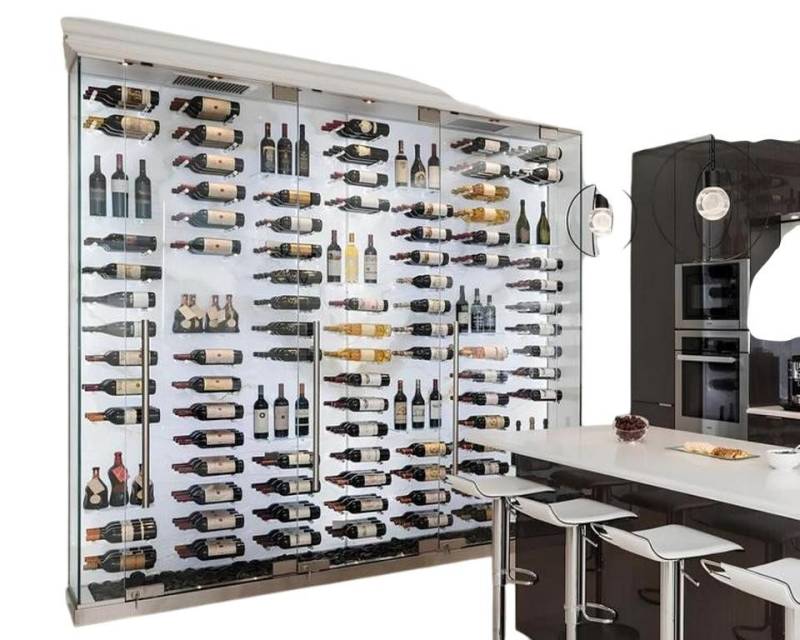 JVmoebel Weinschrank Weinschrank Weinregal Flaschenregal Weinmöbel Weinarchiv Weinhalter (1-St) Made in Europe von JVmoebel