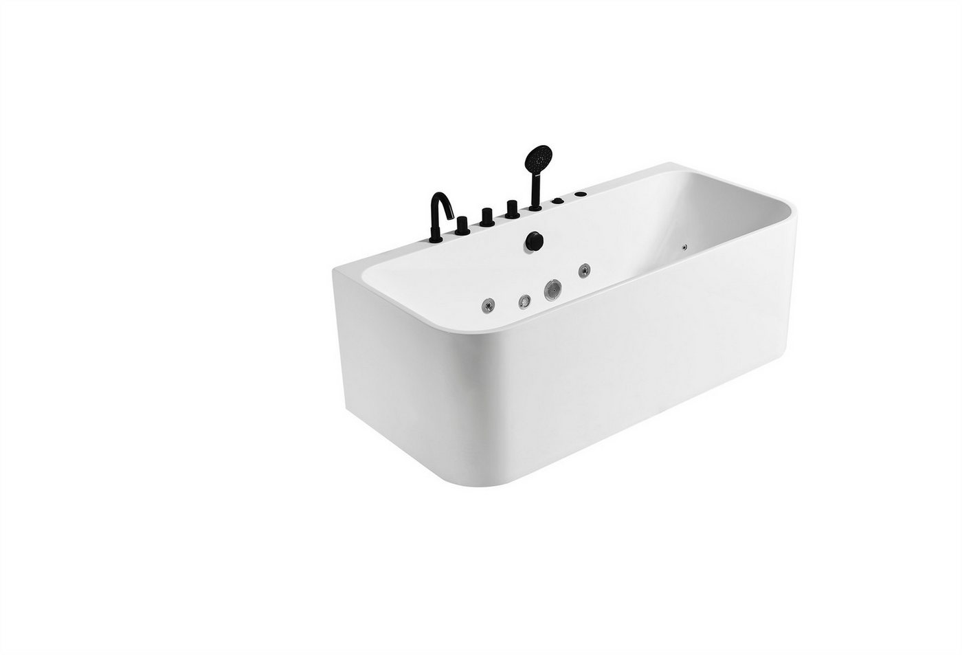 JVmoebel Whirlpool-Badewanne Acryl Whirlwanne Jacuzzi Indoor Whirlpool Badewanne Home Spa Weiß, (1-tlg), Made in Europa von JVmoebel