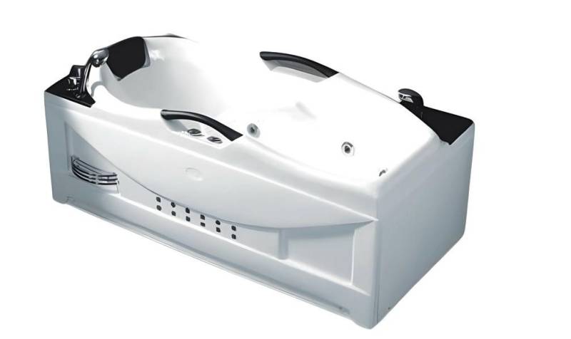 JVmoebel Whirlpool-Badewanne Blubberbad Whirlpool 170x80 cm Weiß Acryl Hydromassagewanne Spa, Made in Europe JVmoebel Whirlpool-Badewanne Blubberbad Whirlpool 170x80 cm Weiß Acryl Hydromassagewanne Spa, Made in Europe von JVmoebel